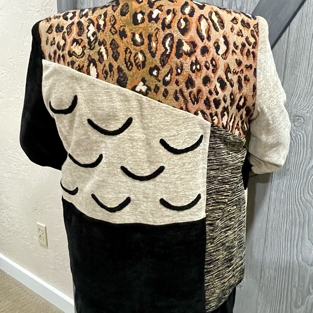 Women's Multicolor Patchwork Jacket - image 4